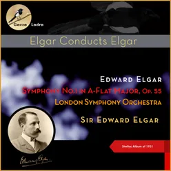 Edward Elgar: Symphony No.1 in A-Flat Major, Op. 55 Shellac Album of 1931