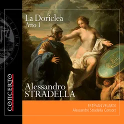 La Doriclea, Act I, Scene 9: "Vedo certe stravaganze" (Delfina, Giraldo)