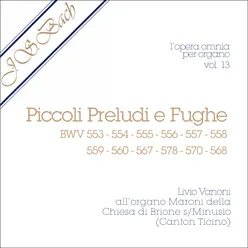 Otto piccoli Preludi e Fughe: No. 4 in Fa maggiore, BWV 556