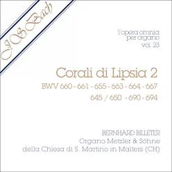 J.S. Bach - Opera Omnia per organo, Vol. 23 Corali di Lipsia 2