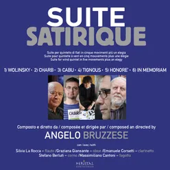 Suite satirique "suite per quintetto di fiati": IV. Tignous