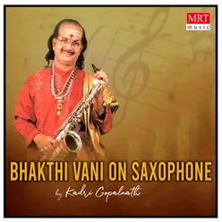 Bhakthi Vani On Saxophone