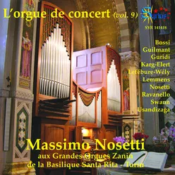 L’orgue de concert, vol. 9 Grandes Orgues Zanin de la Basilique Santa Rita, Turin