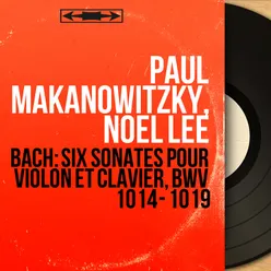 Bach: Six sonates pour violon et clavier, BWV 1014 - 1019