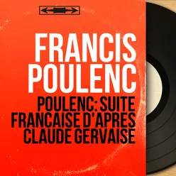 Suite française d'après Claude Gervaise, FP 80a: Bransle de Bourgogne