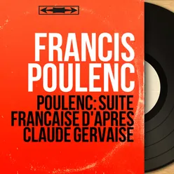 Suite française d'après Claude Gervaise, FP 80a: Pavane