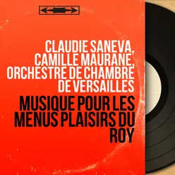 Musique pour les menus plaisirs du Roy