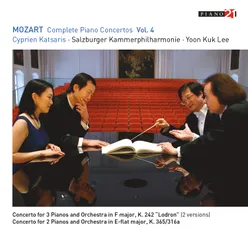 Piano Concerto No. 7 in F Major, K. 242 "Lodron": I. Allegro Live - Version for Three Pianos - Cadenza by the Composer