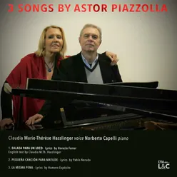 3 Songs by Astor Piazzolla Voice and Piano