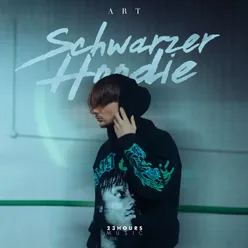 Schwarzer Hoodie