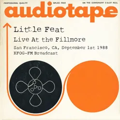 Live At the Fillmore, San Francisco, CA, September 1st, 1988, KFOG-FM Broadcast