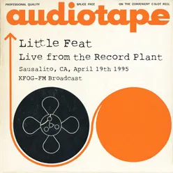 Live from the Record Plant, Sausalito, CA, April 19th 1995, KFOG-FM Broadcast