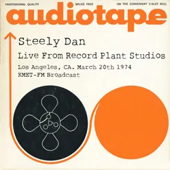 Live From Record Plant Studios, Los Angeles, CA. March 20th 1974 KMET-FM Broadcast