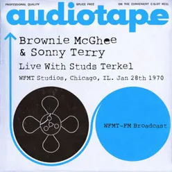 Live With Studs Terkel, WFMT Studios, Chicago, IL. Jan 28th 1970 WFMT-FM Broadcast