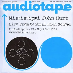 Live From Central High School, Philadelphia, PA. May 22nd 1966 WXPN-FM Broadcast