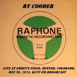 Live At Ebbet's Field, Denver, Colorado, May 20th 1974, KCUV-FM Broadcast