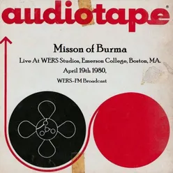 Live At WERS Studios, Emerson College, Boston, MA. April 19th 1980, WERS-FM Broadcast