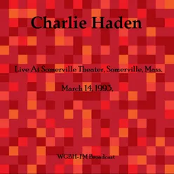 Live At Somerville Theater, Somerville, Mass. March 14th 1993, WGBH-FM Broadcast