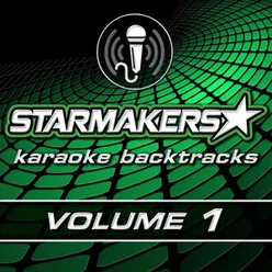 Starmakers Karaoke Backtracks, Vol. 1 Karaoke
