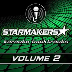 Starmakers Karaoke Backtracks, Vol. 2 Karaoke
