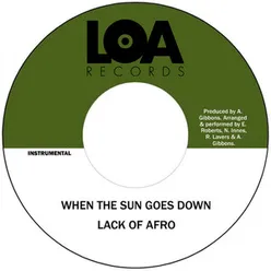 When the Sun Goes Down / Spooky Instrumental