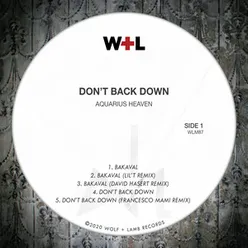 Don't Back Down-Francesco Mami Remix