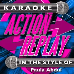 Straight Up (In the Style of Paula Abdul) [Karaoke Version]