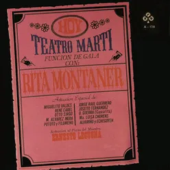 Hoy Teatro Marti Función De Gala Con Rita Montaner