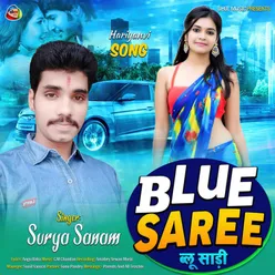 Blue Saree Hariyanvi
