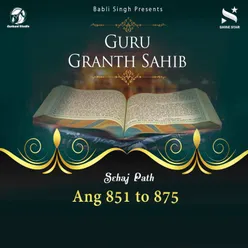 Sehaj Path Sri Guru Granth Sahib Ji  Ang 851 To 875
