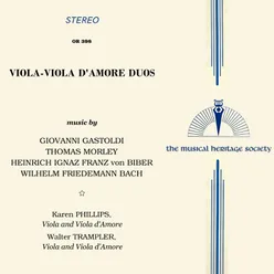 Three Pieces for Two Violas: La Girandola
