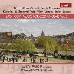 Monody - Music for Cor Anglais, Vol. 3