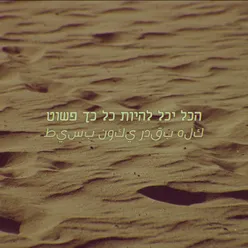 הכל יכל להיות כל כך פשוט