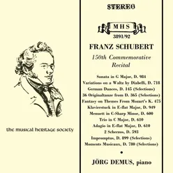 Schubert: 150th Commemorative Recital