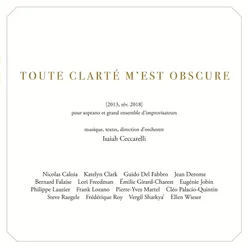 Toute clarté m’est obscure: II. Bourdons