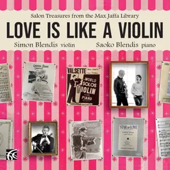 Love Is Like A Violin (arr. for Violin and Piano by Barry Tattenhall) Single