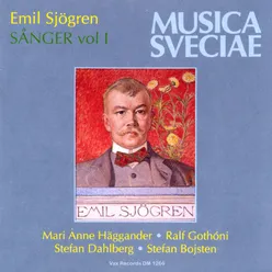 Emil Sjögren Songs, Vol. 1
