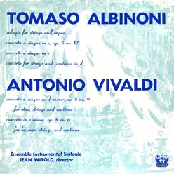 Concerto In D, Op. VII No. 1: II. Adagio e staccato