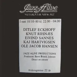 Live at Jazz Alive 1980