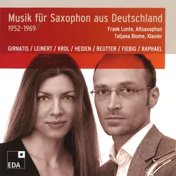 Musik für Saxophon aus Deutschland: 1952-1969