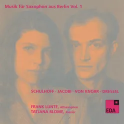 Musik für Saxophon aus Berlin, Vol. 1: 1930-1932