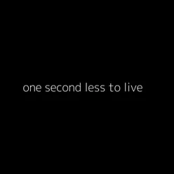 one second less to live