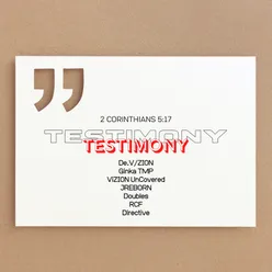 Testimony - 2 Corinthians 5:17