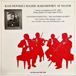 Rasumovsky at Mazer
