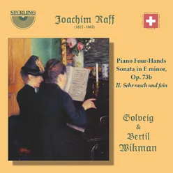 Piano Four-Hands Sonata in E Minor, Op. 73b: II. Sehr rasch und fein (Single)