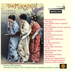 The Mikado, Act 1 No. 4: Young Man, Despair