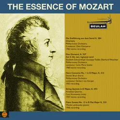 Horn Concerto No. 1 in D Major. K. 412: 1. Allegro