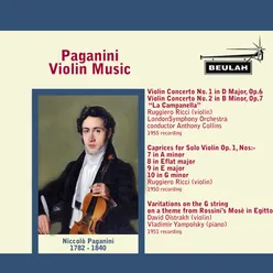Violin Concerto No. 2 in B Minor, Op. 7, "la Campanella": Ii. Adagio