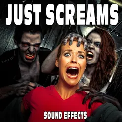 Frightened Woman Screams in Terror