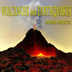 Active Volcano Rumbling and Erupting